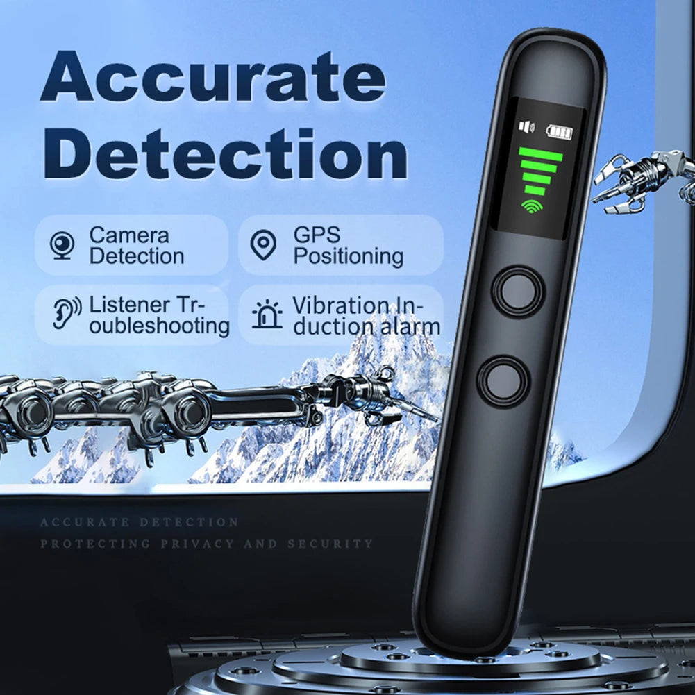 T66 Detector – GPS Tracker & Spy Camera Finder | Anti-Eavesdropping, Infrared Scanner for Car & Home - TrueSpyTech