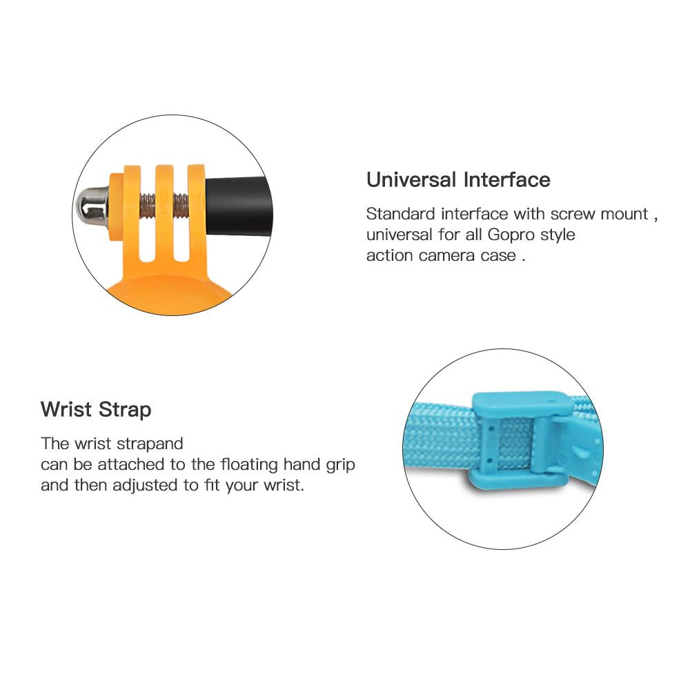 Waterproof Adjustable Camera Stand – Universal Floating Hand Grip Mount - TrueSpyTech