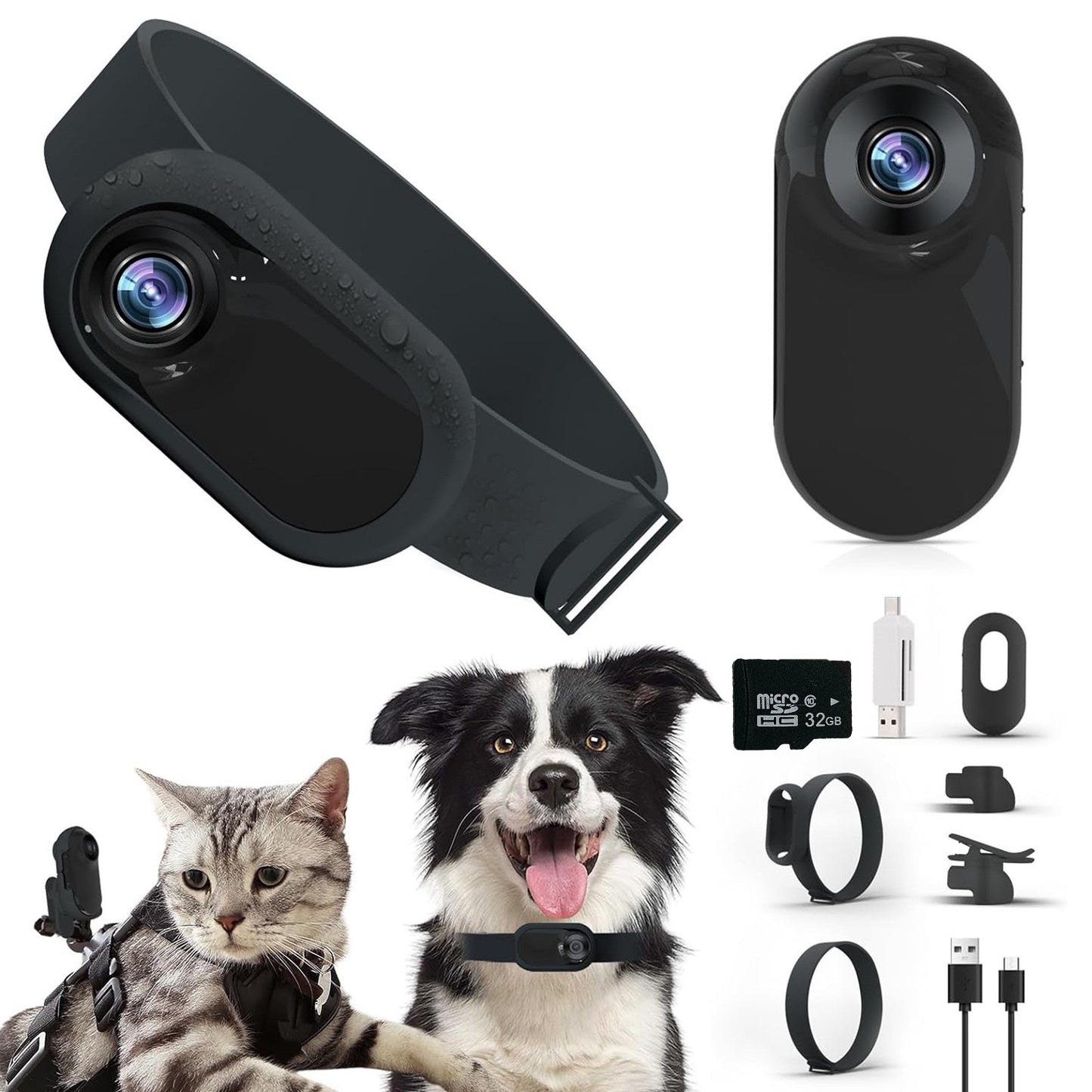 Mini Magnetic Sports Camera – 1080P HD Clip Cam for Pets, Cycling & Outdoor Use - TrueSpyTech
