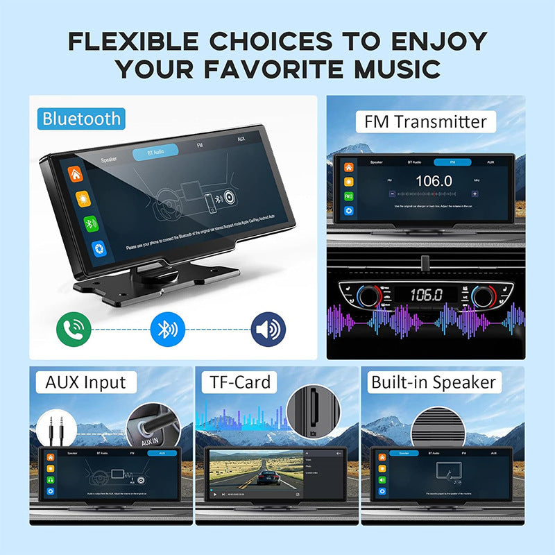 10.26″ Car GPS Navigation & Dual Dash Cam - TrueSpyTech