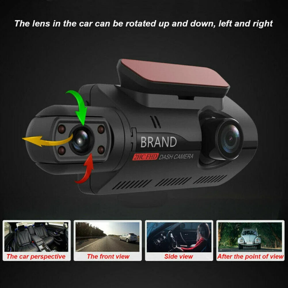 A68 1080P Dual‑Lens Dash Cam - TrueSpyTech