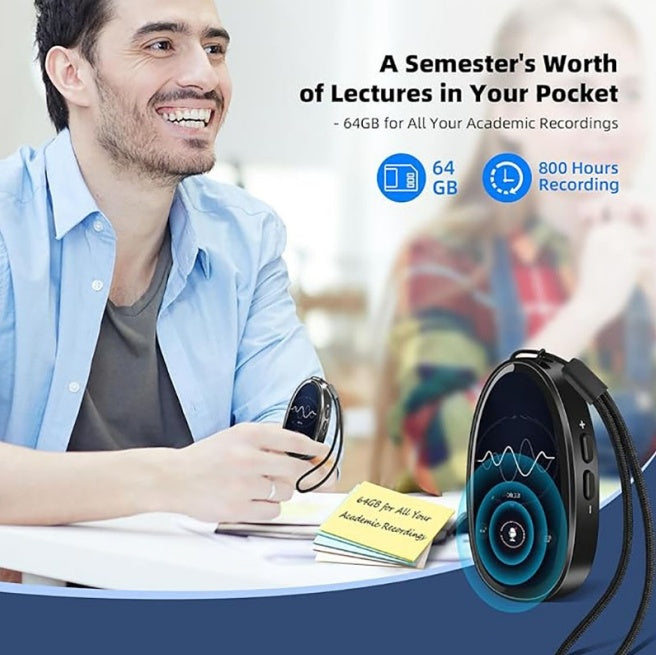 Mini Magnetic Voice Recorder with Speaker - TrueSpyTech