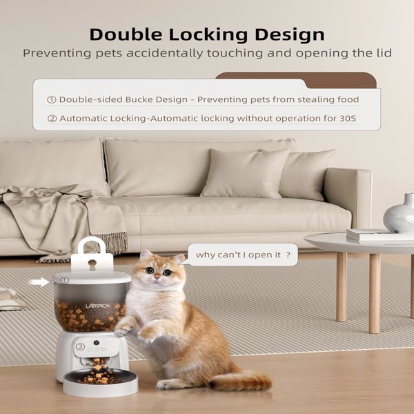 Smart Cat Feeder with 1080P HD Camera - TrueSpyTech