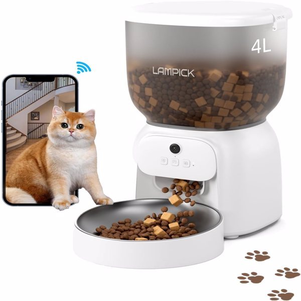 Smart Cat Feeder with 1080P HD Camera - TrueSpyTech