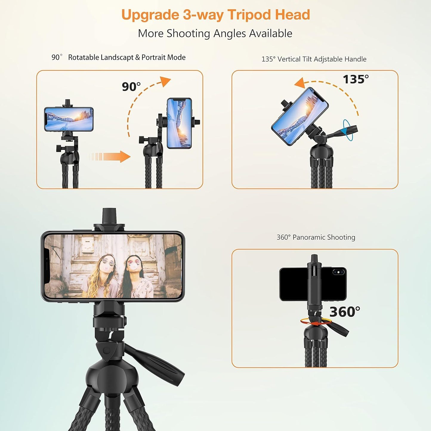 Flexible Octopus Phone Tripod & Selfie Stick - TrueSpyTech
