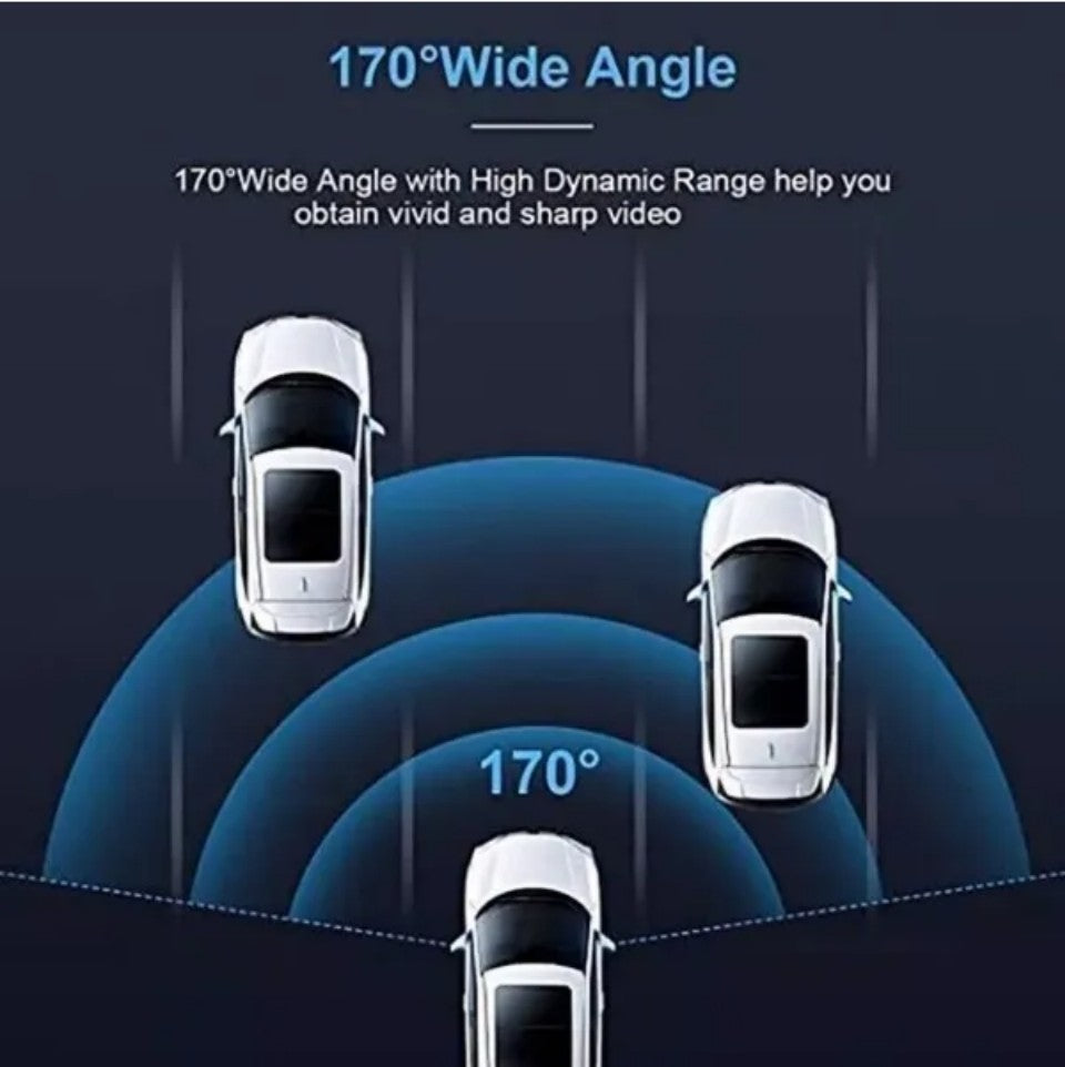 1080P Full HD Front & Rear Dash Cam - TrueSpyTech
