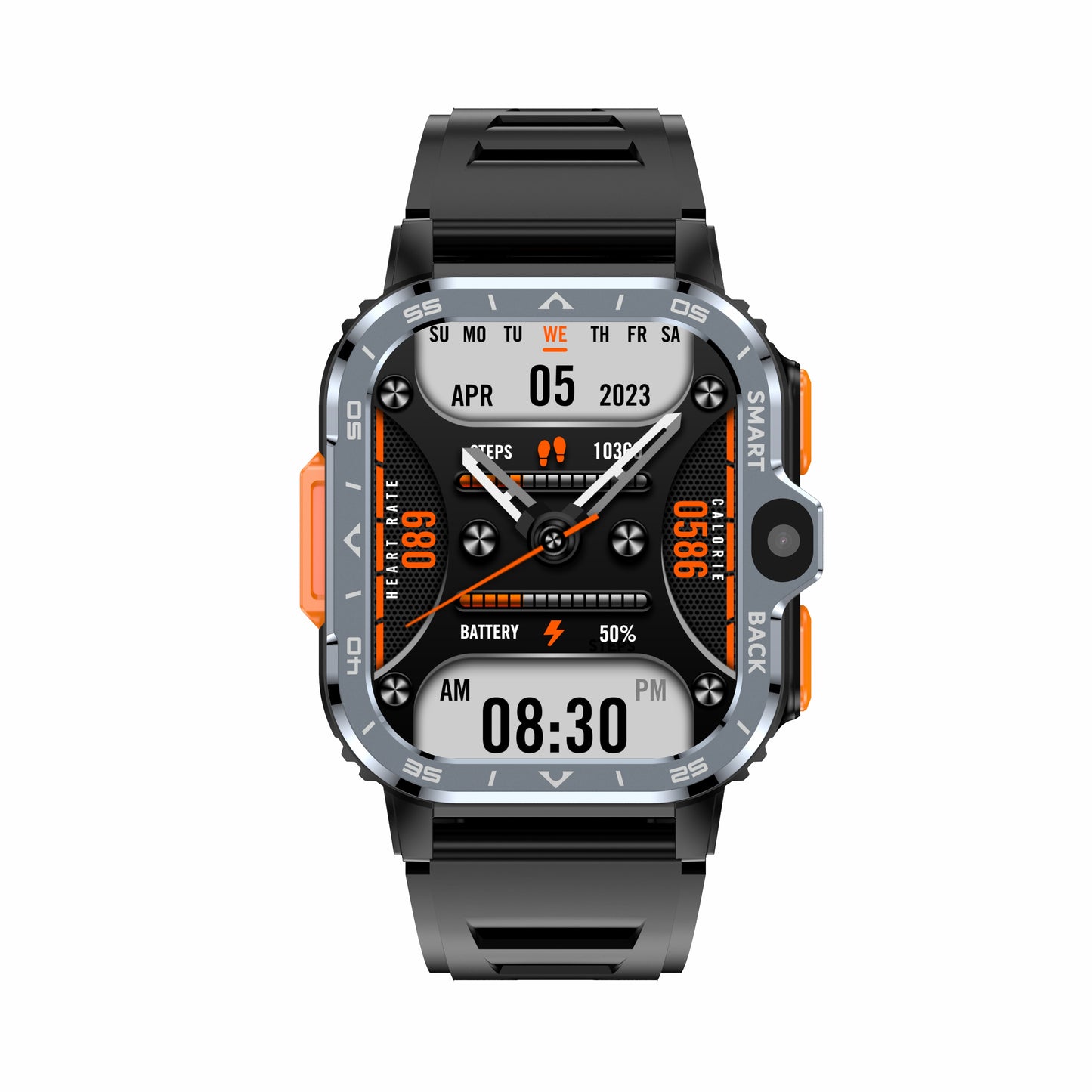 AP8 Smartwatch 4G – Dual HD Camera, GPS, WiFi, Health Monitoring (2+16Go) - TrueSpyTech