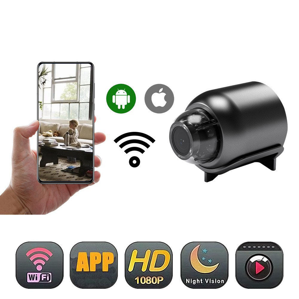 X5 Mini WiFi Surveillance Camera – Wireless Spy Cam with App Control - TrueSpyTech