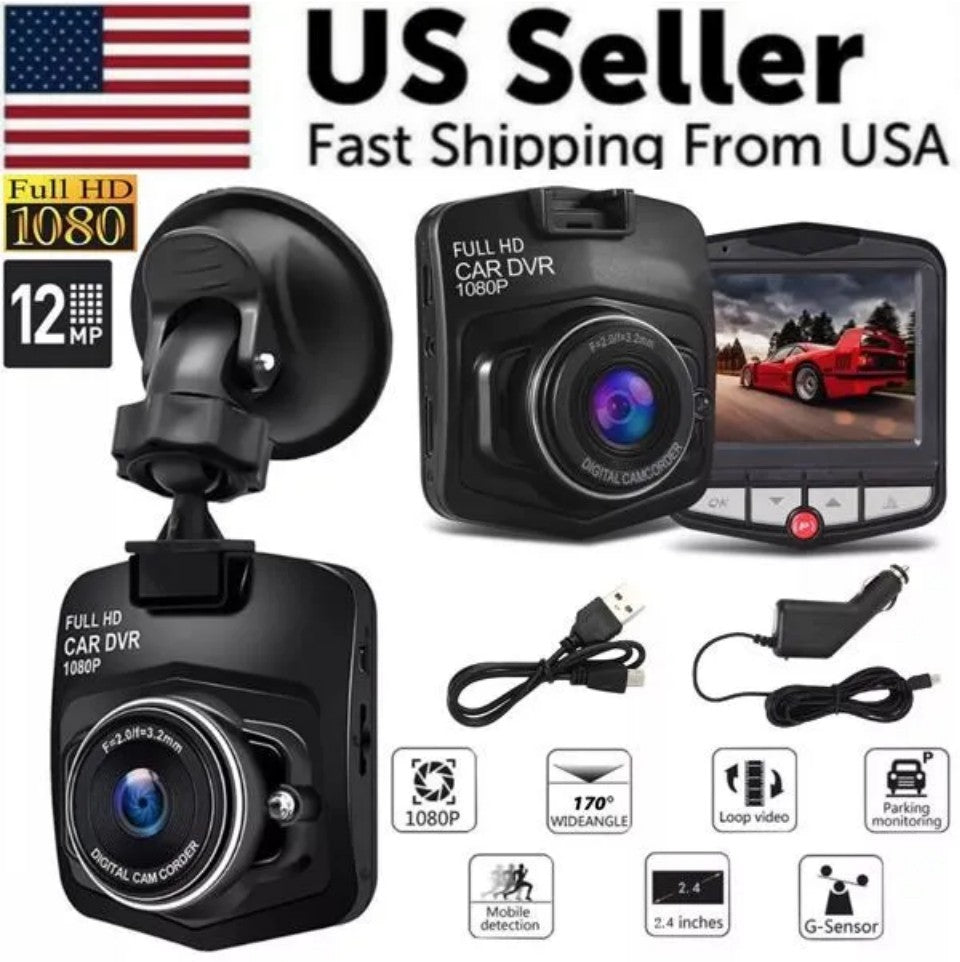 1080P Full HD Front & Rear Dash Cam - TrueSpyTech