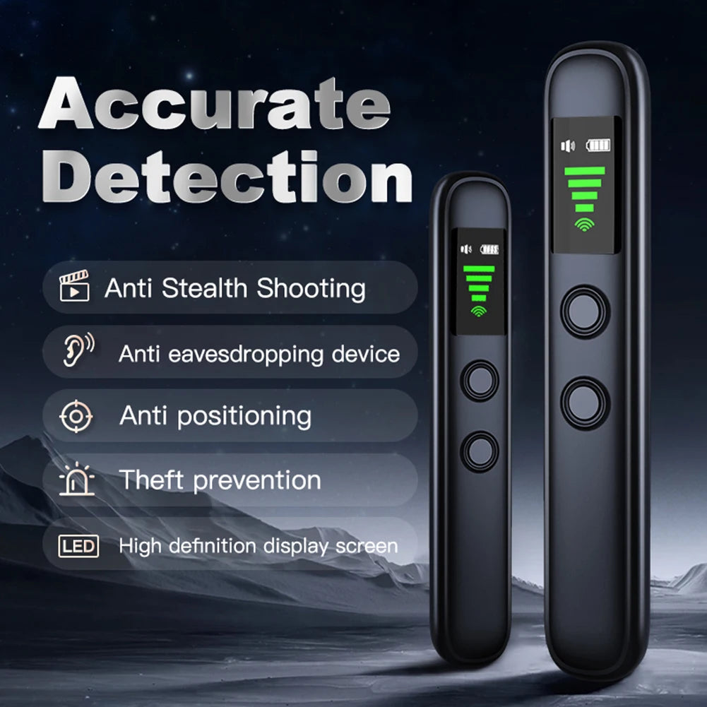T66 Detector – GPS Tracker & Spy Camera Finder | Anti-Eavesdropping, Infrared Scanner for Car & Home - TrueSpyTech