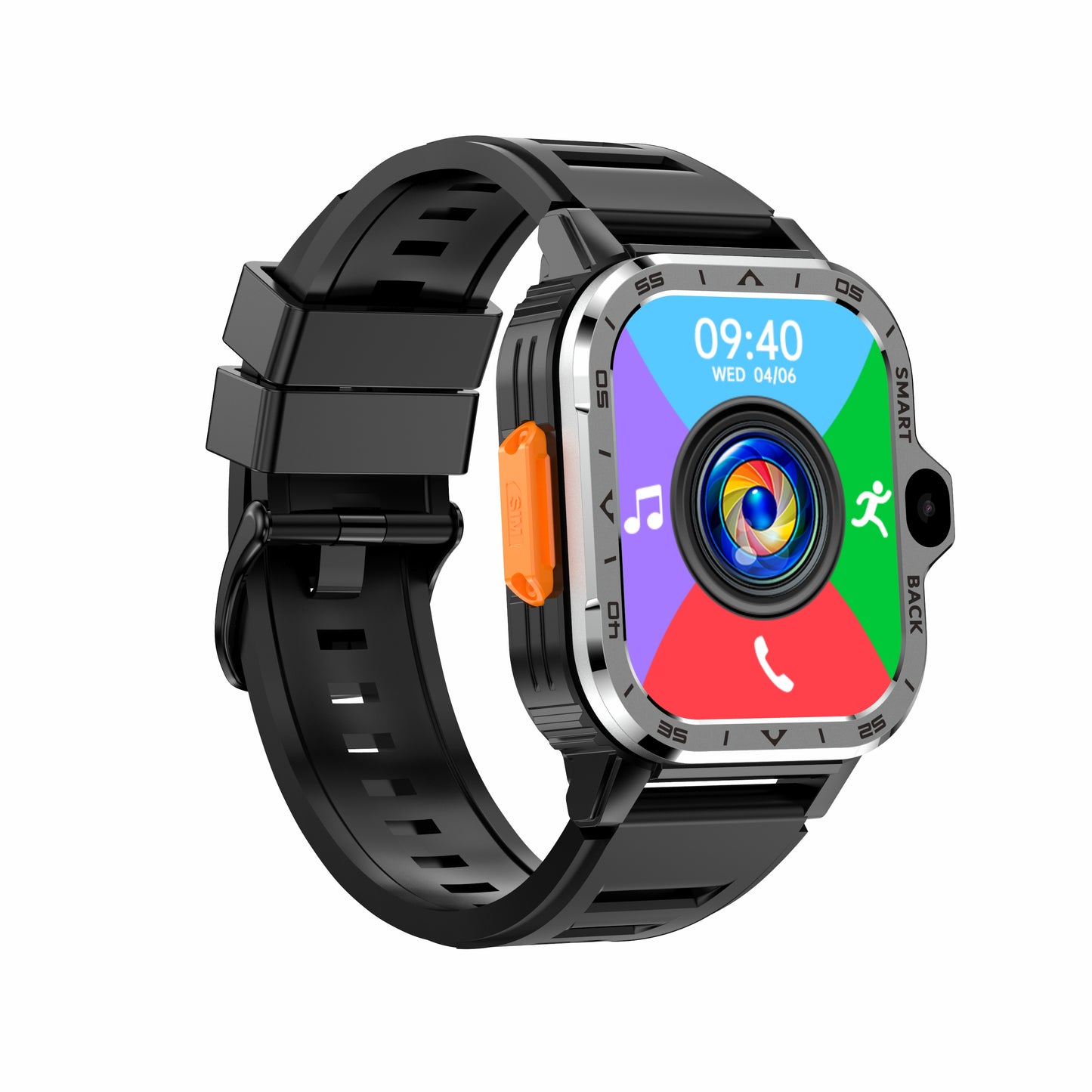 AP8 Smartwatch 4G – Dual HD Camera, GPS, WiFi, Health Monitoring (2+16Go) - TrueSpyTech
