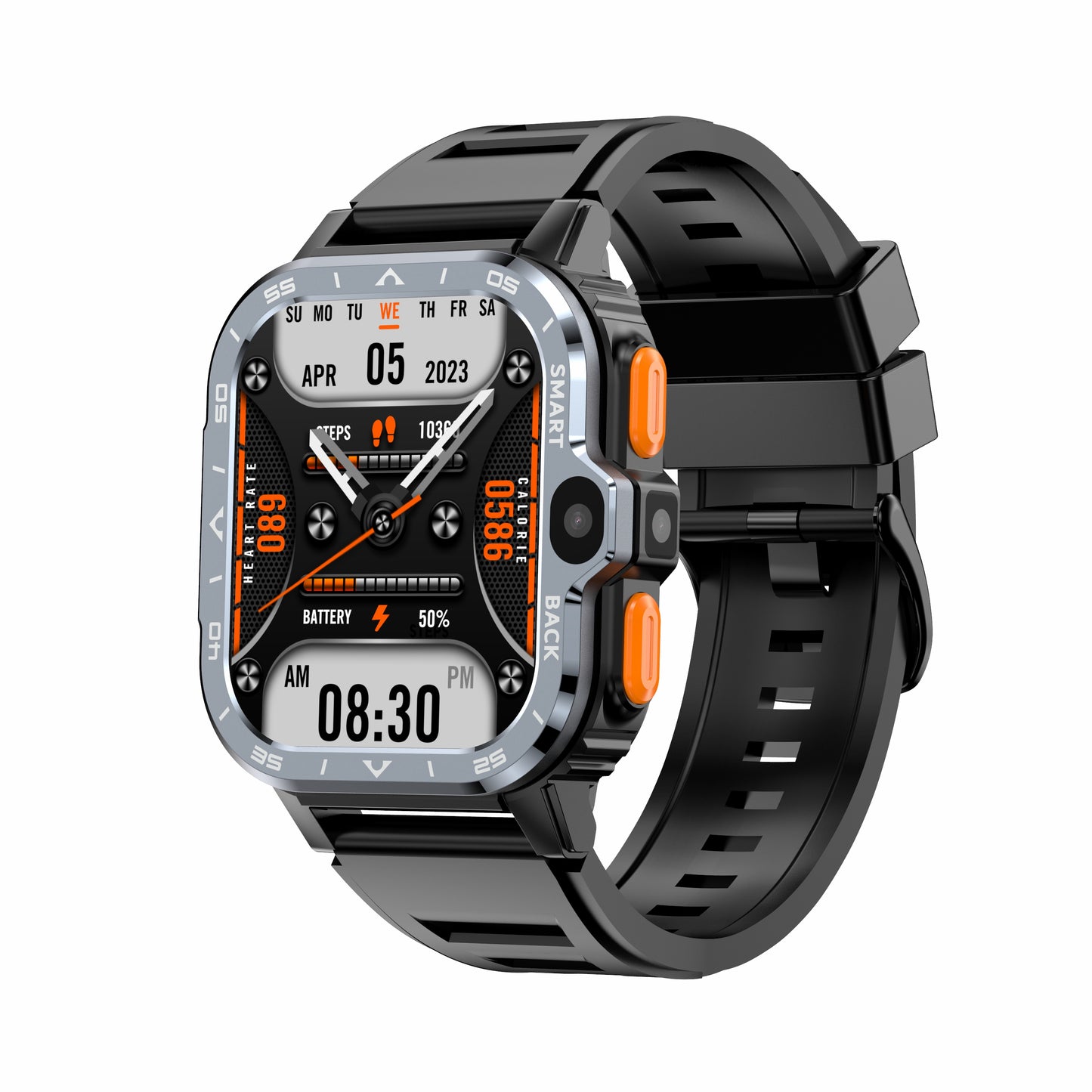 AP8 Smartwatch 4G – Dual HD Camera, GPS, WiFi, Health Monitoring (2+16Go) - TrueSpyTech
