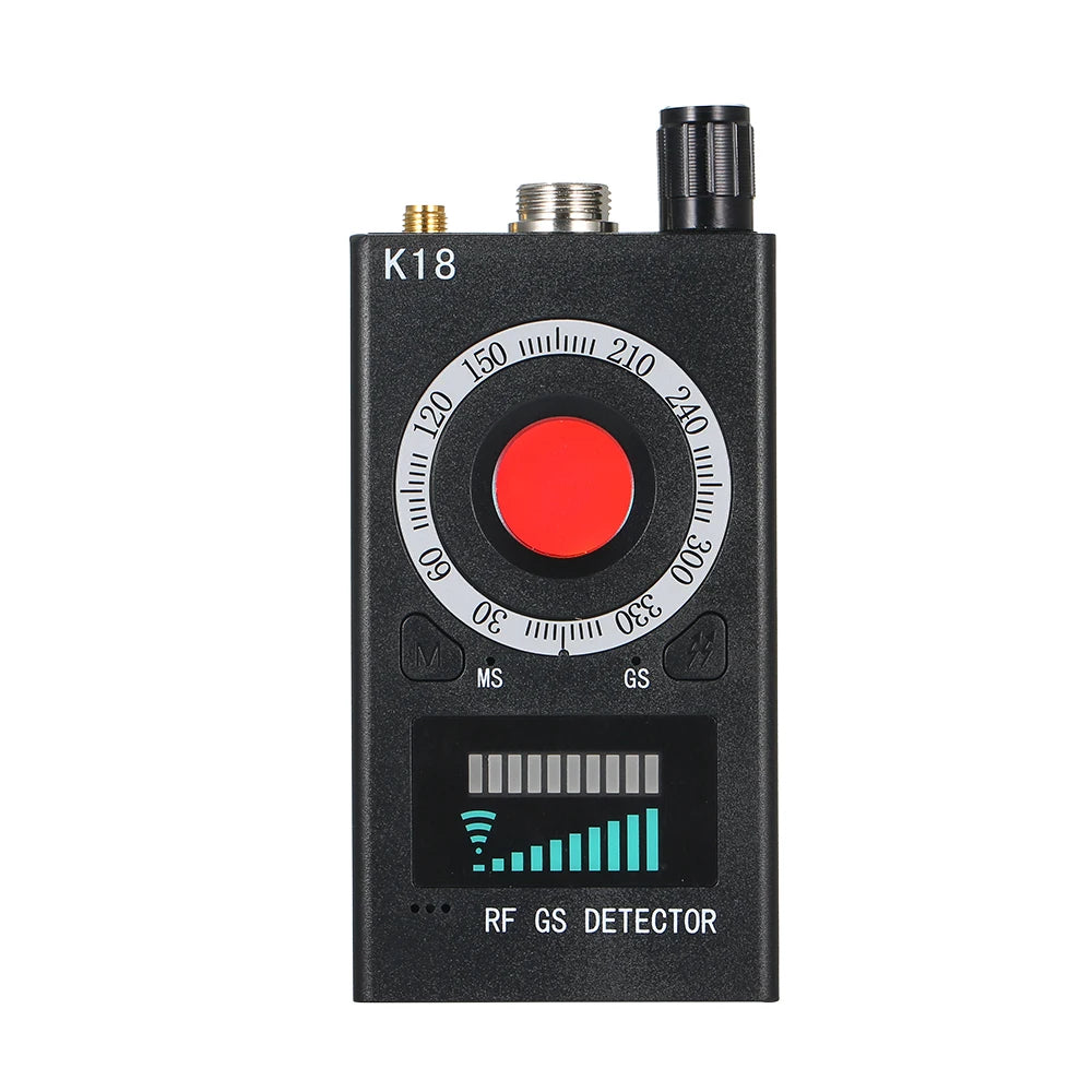 K18 Anti-Spy RF Detector – Hidden Camera, GPS, GSM, and Audio Bug Tracker - TrueSpyTech