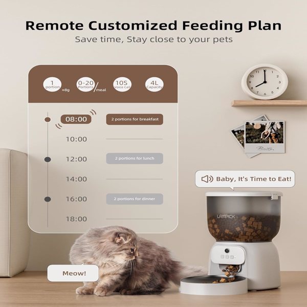 Smart Cat Feeder with 1080P HD Camera - TrueSpyTech