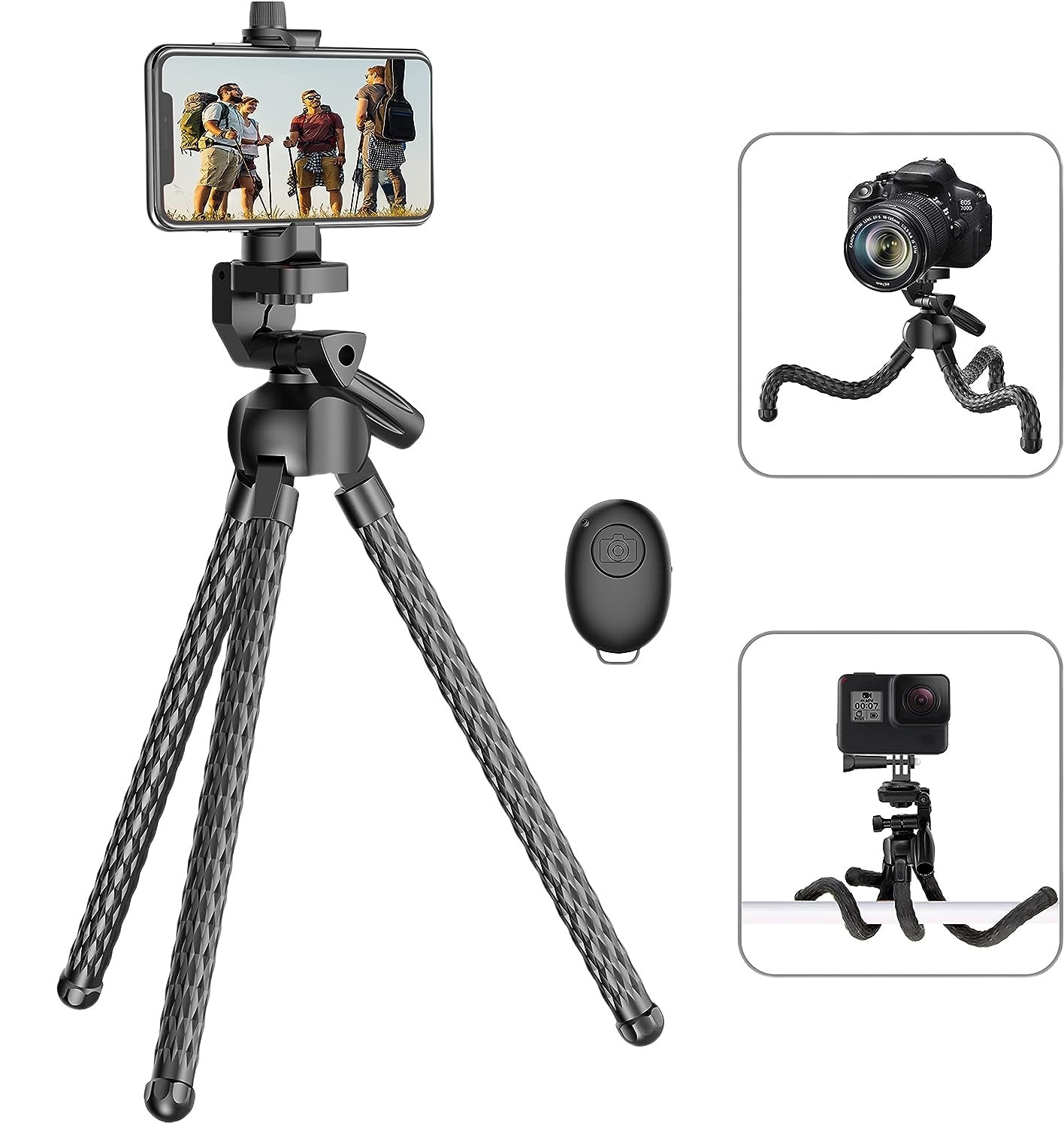 Flexible Octopus Phone Tripod & Selfie Stick - TrueSpyTech