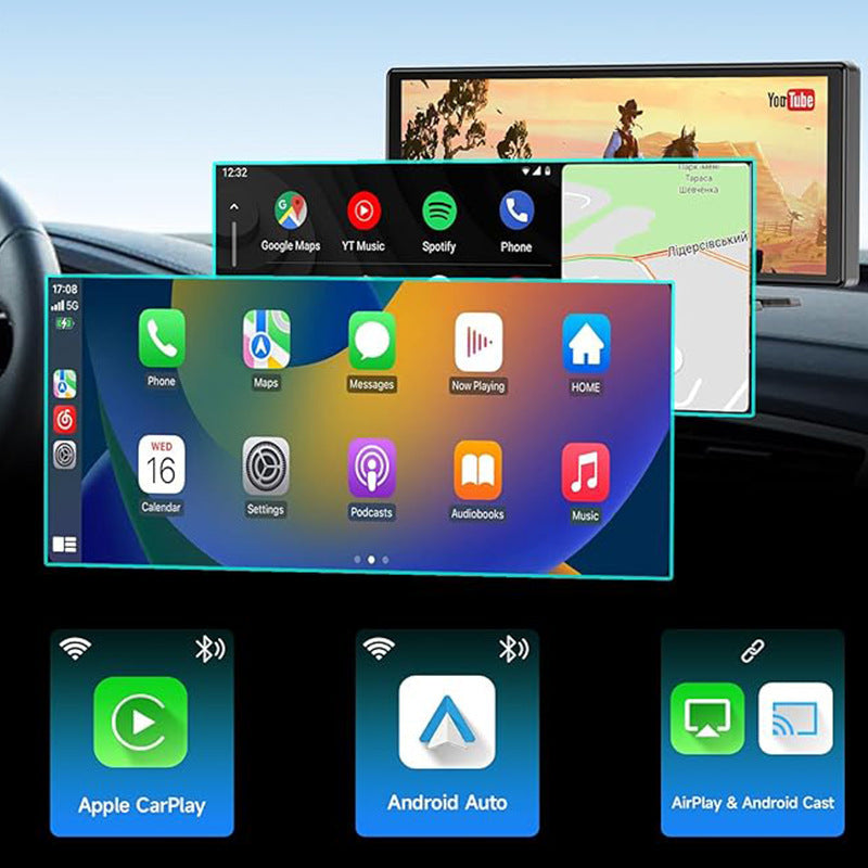10.26″ Car GPS Navigation & Dual Dash Cam - TrueSpyTech
