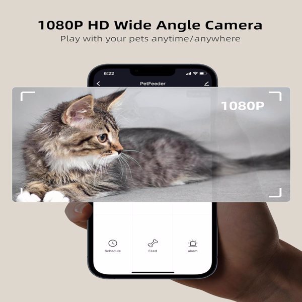 Smart Cat Feeder with 1080P HD Camera - TrueSpyTech