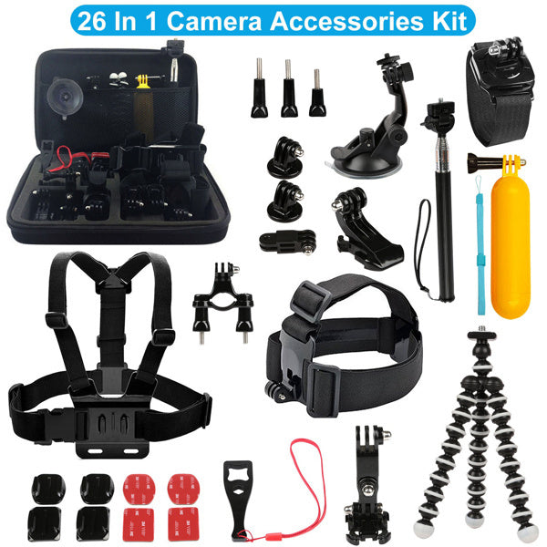 26‑in‑1 Camera Accessories Kit - TrueSpyTech