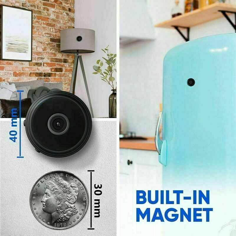 Mini Wi‑Fi Spy Camera 1080P HD DVR Night Vision - TrueSpyTech