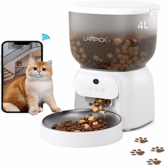 Smart Cat Feeder with 1080P HD Camera - TrueSpyTech