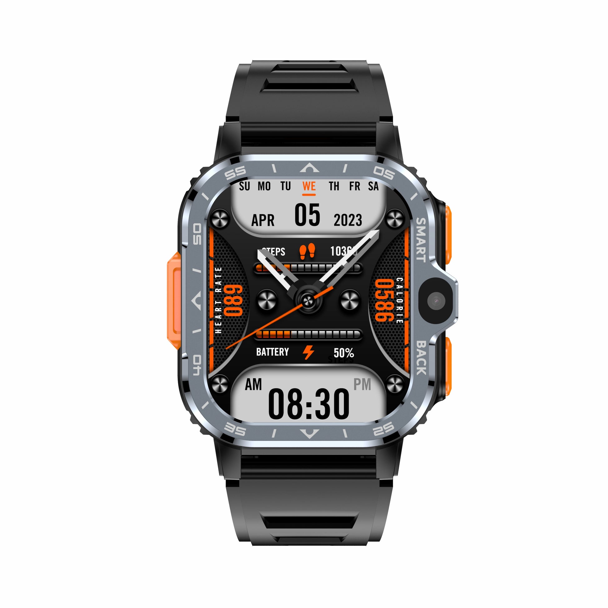 AP8 Smartwatch 4G – Dual HD Camera, GPS, WiFi, Health Monitoring (2+16Go) - TrueSpyTech