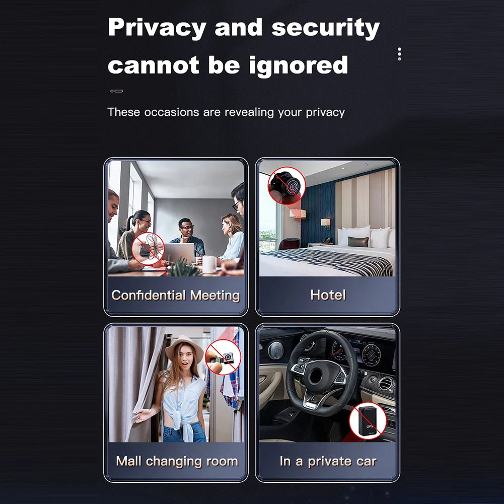 T66 Detector – GPS Tracker & Spy Camera Finder | Anti-Eavesdropping, Infrared Scanner for Car & Home - TrueSpyTech
