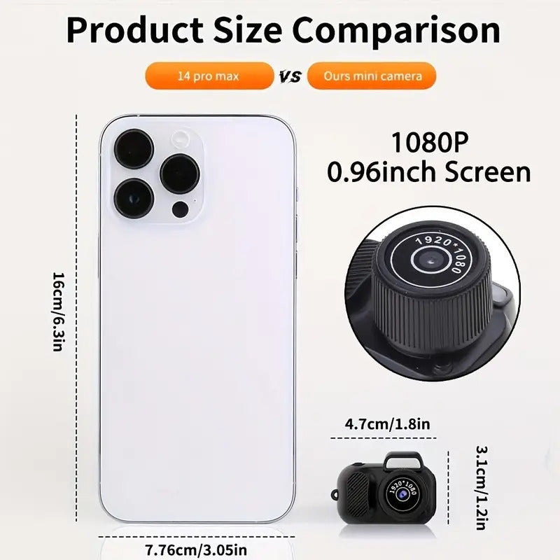 Keychain Mini 1080P Pocket Camera - TrueSpyTech