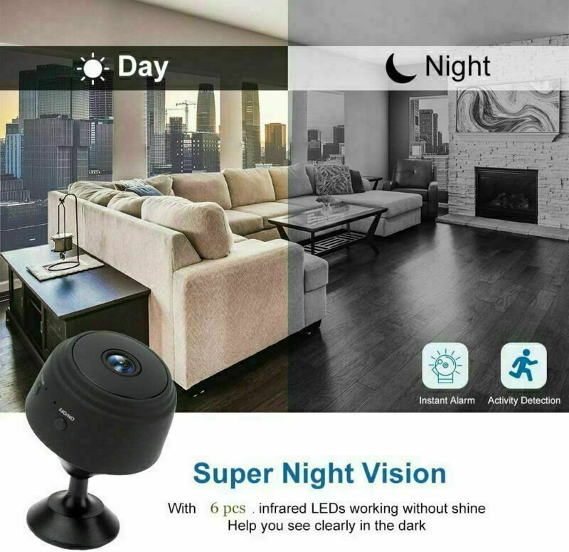 Mini Wi‑Fi Spy Camera 1080P HD DVR Night Vision - TrueSpyTech